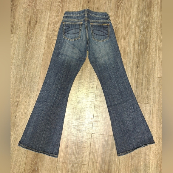 Stetson Women's Flare Blue Jeans Size 0 Short - Picture 3 of 3
